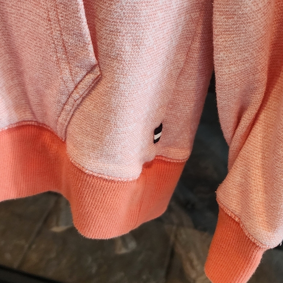 Edgar & Ash Men's Small Orange Hooded Sweatshirt No String - Picture 2 of 5